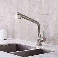 Vòi Rửa Chén Nóng Lạnh Dây Kéo Hobby Home Decor VDR2 - Inox 304 Cao Cấp, Thiết Kế Sang Trọng Cho Phòng Bếp