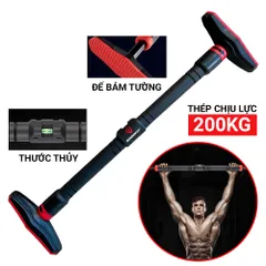 Xà Đơn Gắn Cửa Thép Chịu Lực GoodFit GF201PU - Dụng Cụ Tập Gym An Toàn, Chắc Chắn, Nâng Cao Sức Khỏe Tại Nhà