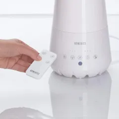 Máy tạo ẩm và khuếch tán tinh dầu HoMedics UHE-WM10 2 trong 1 - Phun sương ấm/lạnh, điều khiển từ xa, bảo vệ sức khỏe, thiết kế hiện đại