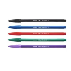 Bộ 5 bút màu Monami Plus Pen 3000 - Bút viết thanh đậm nhiều màu, dụng cụ học tập sáng tạo cho trẻ em