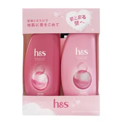 Bộ Dầu Gội Xả H&S Màu Hồng - Hỗ Trợ Cải Thiện Gàu, Phục Hồi Tóc Khỏe Mạnh, Giảm Ngứa Da Đầu, Dưỡng Ẩm Tóc