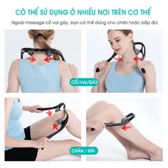 Cây Lăn Massage Cầm Tay Kingtech MS-300 - Thiết Bị Chăm Sóc Sức Khỏe, Giảm Đau Nhức, Căng Thẳng, Di Động, Dễ Sử Dụng