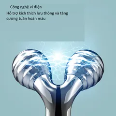 Cây Lăn Massage Điện Sinh Học Vline HoMedics FAC-BR200 - Kích Thích Lưu Thông Máu, Trẻ Hóa Da, Giảm Nếp Nhăn