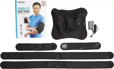 Đai Massage Body Kèm Nhiệt HoMedics SP-195HJ - Pin Sạc Tiện Dụng, Giảm Đau Mỏi Toàn Thân, Massage Nóng Lạnh, Thiết Kế Di Động