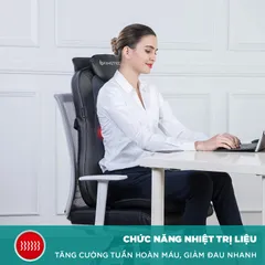 Đệm Ghế Massage Lưng 3D KINGTECH KC-500S - Thiết Kế Công Thái Học, Công Nghệ Shiatsu Hiện Đại, Giải Pháp Thư Giãn Tối Ưu