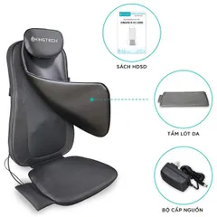 Đệm Ghế Massage Lưng 3D KINGTECH KC-500S - Thiết Kế Công Thái Học, Công Nghệ Shiatsu Hiện Đại, Giải Pháp Thư Giãn Tối Ưu