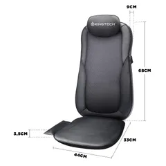 Đệm Ghế Massage Lưng 3D KINGTECH KC-500S - Thiết Kế Công Thái Học, Công Nghệ Shiatsu Hiện Đại, Giải Pháp Thư Giãn Tối Ưu