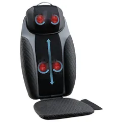 Đệm Ghế Massage Shiatsu HoMedics MCS-95 - 4 Vùng Massage Độc Lập, Công Nghệ 3D TruTouch, Giảm Đau Cổ Vai Mông Lưng