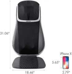 Đệm Massage Shiatsu 3D TruTouch HoMedics MCS-847HJ - 2 Chế Độ, Nhiệt Hồng Ngoại, Thư Giãn Tối Đa Cho Cổ Vai Lưng