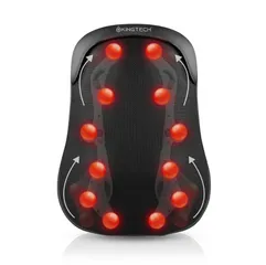Đệm Massage Lưng Kingtech KC-300 - 12 Đầu Massage Shiatsu Có Hẹn Giờ, Nhiệt Hồng Ngoại, Thiết Kế Hiện Đại, Thoáng Khí