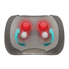 Gối Massage Shiatsu 3D HoMedics SP-100H-GB - Xoa Bóp Rung Nhiệt, Thư Giãn Cơ Bắp, Bảo Hành 2 Năm, Thiết Kế Đa Năng
