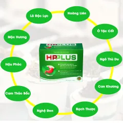 Bột uống HP Plus hỗ trợ sức khỏe dạ dày - Giảm đau, ợ chua, ợ nóng - Thực phẩm chức năng tiêu hóa hiệu quả 20 gói x 5g