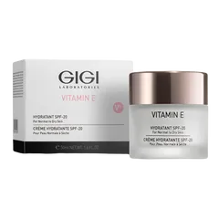 Kem Dưỡng Ẩm Gigi Vitamin E Hydratant SPF20 cho Da Khô - Dưỡng Ẩm Chuyên Sâu, Ngăn Oxy Hóa và Chống Nắng 50ml