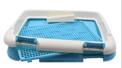 Khay Vệ Sinh Có Cọc Dành Cho Chó - Thiết Kế Chống Tràn, Giúp Tạo Thói Quen Đi Vệ Sinh Đúng Chỗ Cho Thú Cưng