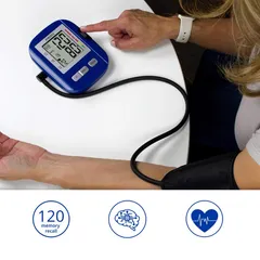 Máy Đo Huyết Áp Bắp Tay HoMedics BPA-0200 - Công Nghệ Smart Measure, Lưu Trữ 120 Kết Quả, Đo Nhanh Chính Xác, Dễ Dàng Sử Dụng