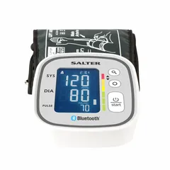 Máy Đo Huyết Áp Bắp Tay Kết Nối Bluetooth Salter GB-BPA9301EU - Đo Huyết Áp Tâm Trương, Tâm Thu & Nhịp Tim Chính Xác với Ứng Dụng Salter MyBody
