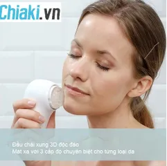 Máy Rửa Mặt HoMedics FAC-700 - Công Nghệ Siêu Âm 3D Phân Tích Da - Làm Sạch Sâu, Massage, Chuyên Nghiệp Như Spa