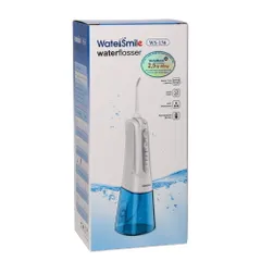 Máy tăm nước cầm tay WaterSmile WS-136 - Thiết kế nhỏ gọn, 4 chế độ làm sạch, 6 đầu tăm đa năng, sạc pin tiện lợi, hỗ trợ chăm sóc răng miệng hiệu quả