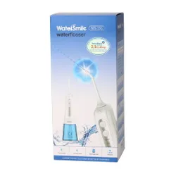 Máy tăm nước cầm tay WaterSmile WS-136 - Thiết kế nhỏ gọn, 4 chế độ làm sạch, 6 đầu tăm đa năng, sạc pin tiện lợi, hỗ trợ chăm sóc răng miệng hiệu quả