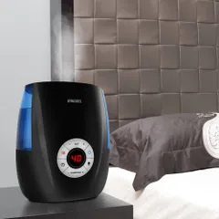 Máy Tạo Độ Ẩm Siêu Âm Khử Khuẩn HoMedics UHE-WM68 - Công Nghệ Phun Sương Lạnh/Nóng, Tăng Cường Chất Lượng Không Khí, Bảo Hành 2 Năm
