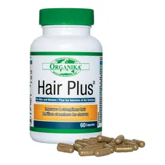 Viên Uống Hair Plus Organika Hỗ Trợ Mọc Tóc và Giảm Rụng Tóc - Dưỡng Chất Từ Cỏ Tháp Bút và Chiết Xuất Nho