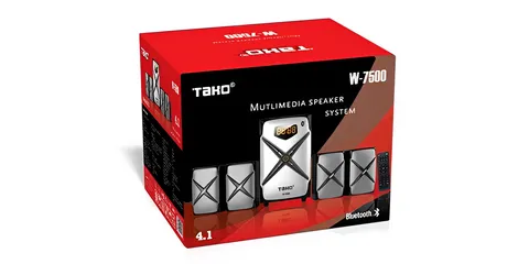 Loa Máy Tính 4.1 Tako W-7500 - Loa Bluetooth USB Siêu Trầm Âm Thanh Rõ Nét Cho PC, Laptop, TV, Điện Thoại - Thiết Kế Hiện Đại