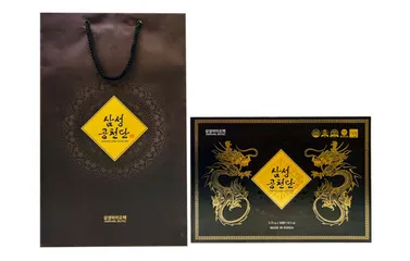 An cung trầm hương Premium Gong Cheon Dan Samsung Biotic - Hỗ trợ sức khỏe, điều hòa huyết áp, cải thiện lưu thông tuần hoàn máu