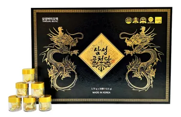 An cung trầm hương Premium Gong Cheon Dan Samsung Biotic - Hỗ trợ sức khỏe, điều hòa huyết áp, cải thiện lưu thông tuần hoàn máu