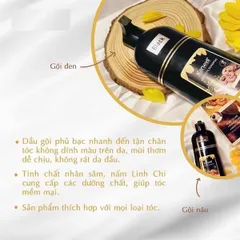 Dầu Gội Phủ Bạc Không Cần Oxy Karseell - Nhuộm Đen Tóc Bạc Ngay Sau 1 Lần Gội, Dưỡng Tóc Mềm Mượt 500ml