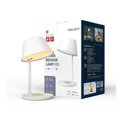 Đèn Ngủ Thông Minh Yeelight Staria Bedside Lamp Pro YLCT03YL - Điều Khiển Bằng Giọng Nói, Sạc Không Dây, Thiết Kế Cổ Điển, Tương Thích Apple HomeKit