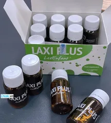 Laxi Plus LezEnfant Dạng Nước - Hỗ Trợ Cải Thiện Táo Bón Cho Trẻ Em và Người Lớn, Bổ Sung Chất Xơ, Hộp 12 Lọ 10ml