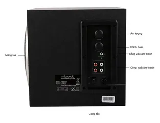 Loa Máy Tính 4.1 Microlab M900 - Công Suất Lớn 50W, Âm Thanh Rõ Ràng, Thiết Kế Hiện Đại, Phù Hợp Với Laptop và TV