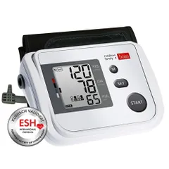 Máy đo huyết áp bắp tay tự động Boso Medicus Family 4 - Độ chính xác 99%, 60 bộ nhớ cho 4 người, màn hình LCD dễ đọc