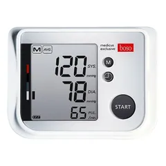 Máy Đo Huyết Áp Điện Tử Boso Medicus Exclusive - Thiết Bị Đo Tự Động Chính Xác, Cảnh Báo Sớm Huyết Áp và Nhịp Tim, Dễ Sử Dụng Tại Nhà