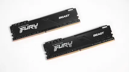 Ram Desktop Kingston Fury Beast 8GB DDR4 3200Mhz - Nâng Cấp Hiệu Suất PC, Tản Nhiệt Thông Minh, Tương Thích với Intel XMP