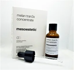 Serum Mesoestetic Melan Tran3x Concentrate 30ml - Hỗ Trợ Mờ Nám, Giảm Đốm Đen, Làm Trắng Da Tươi Sáng, Chống Oxy Hóa