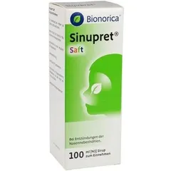 Siro Sinupret Saft Hỗ Trợ Cải Thiện Đường Hô Hấp Trên Cho Trẻ Từ 2 Tuổi, Giảm Tình Trạng Sổ Mũi, Viêm Mũi, Hương Vị Ngon Miệng