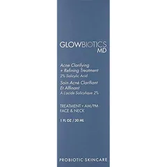 Tinh Chất Giảm Mụn Glowbiotics - Serum Làm Sáng Da, Tái Tạo Da, Giảm Viêm, Thu Nhỏ Lỗ Chân Lông, BHA, Probiotics, 30ml