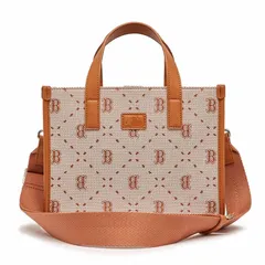 Túi Xách MLB Big Diamond Monogram Jacquard Boston Red Sox 3AORS013N-43BRS - Chất Liệu PU Mềm Mại, Dễ Phối Đồ, Ngăn Rộng Rãi