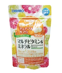 Viên Nhai Bổ Sung Vitamin và Khoáng Chất Orihiro Nhật Bản - 120 Viên Multivitamin Hỗ Trợ Sức Khỏe Toàn Diện