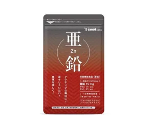 Viên uống bổ sung kẽm Seedcoms Nhật Bản - Tăng cường sức khỏe, cải thiện trí nhớ, làm đẹp da và hỗ trợ hệ miễn dịch - Hộp 30 viên
