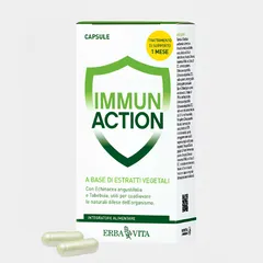 Viên Uống Tăng Cường Đề Kháng Erba Vita Immun Action - Hỗ Trợ Sức Khỏe, Vitamin & Khoáng Chất, 60 Viên, Thực Phẩm Chức Năng