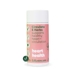 Viên Uống Hỗ Trợ Tăng Cường Tuần Hoàn Lifestream Circulate 5 Herbs - Bổ Tim Mạch Từ Thảo Mộc Thiên Nhiên, 30 Viên