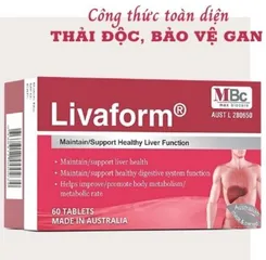 Viên uống hỗ trợ thải độc gan Livaform Úc - Tăng cường chức năng gan, phục hồi sức khỏe từ thiên nhiên - Hỗ trợ người thường xuyên uống rượu