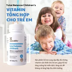 Vitamin Tổng Hợp Cho Trẻ Em Xtend Life Total Balance - Hỗ Trợ Miễn Dịch, Phát Triển Xương Khỏe Mạnh, Tăng Chiều Cao, Dễ Nuốt cho Trẻ từ 4-12 tuổi