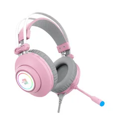 Tai nghe Zidli SCORE SH320V Pink - Tai Nghe Gaming Có Mic Khử Tiếng Ồn, Đèn RGB, Âm Thanh Chất Lượng Cao, Thiết Kế Nữ Tính