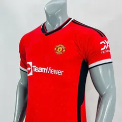 Bộ quần áo đá bóng Manchester United 2023-2024 - Chất liệu thun lạnh, thấm hút, nhiều size - Hàng chính hãng cho fan MU