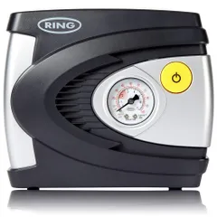Bơm ô tô mini tự động Ring RAC610 - Thiết bị bơm lốp xe 12V nhanh chóng, gọn nhẹ, dễ sử dụng, đèn LED chiếu sáng, phù hợp cho du lịch
