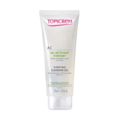 Gel Rửa Mặt Topicrem AC Purifying Cho Da Nhờn & Nhạy Cảm - Sạch Sâu, Dịu Nhẹ, Không Kích Ứng, Dung Tích 75ml/200ml