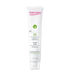 Kem dưỡng Topicrem AC Active Care giảm mụn, mờ thâm hiệu quả - Chăm sóc da dầu, nhạy cảm, 40ml, xuất xứ Pháp